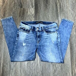 Express Light Blue Women's Skinny Jeans